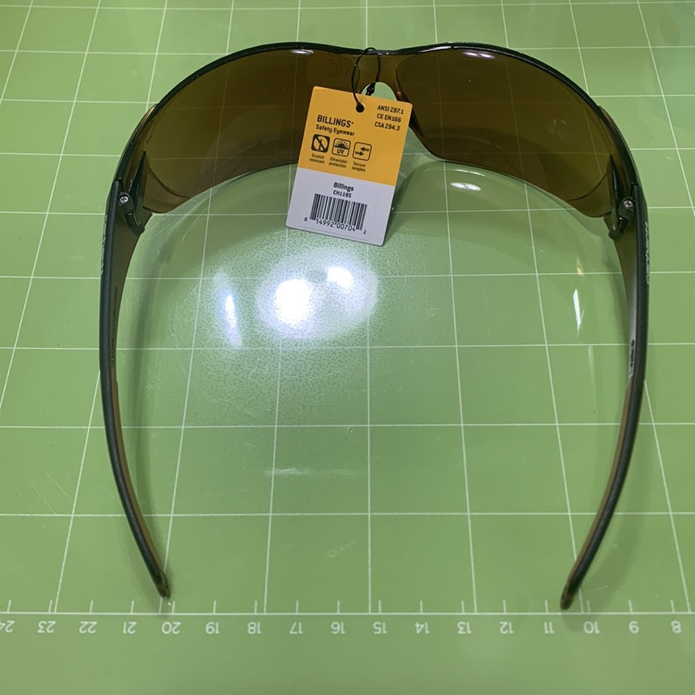 Carhartt Billings Safety Glasses Sandstone Bronze Temples Sandstone Bronze Lens - Picture 3 of 5